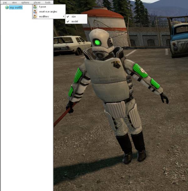 The player section of the toolbar